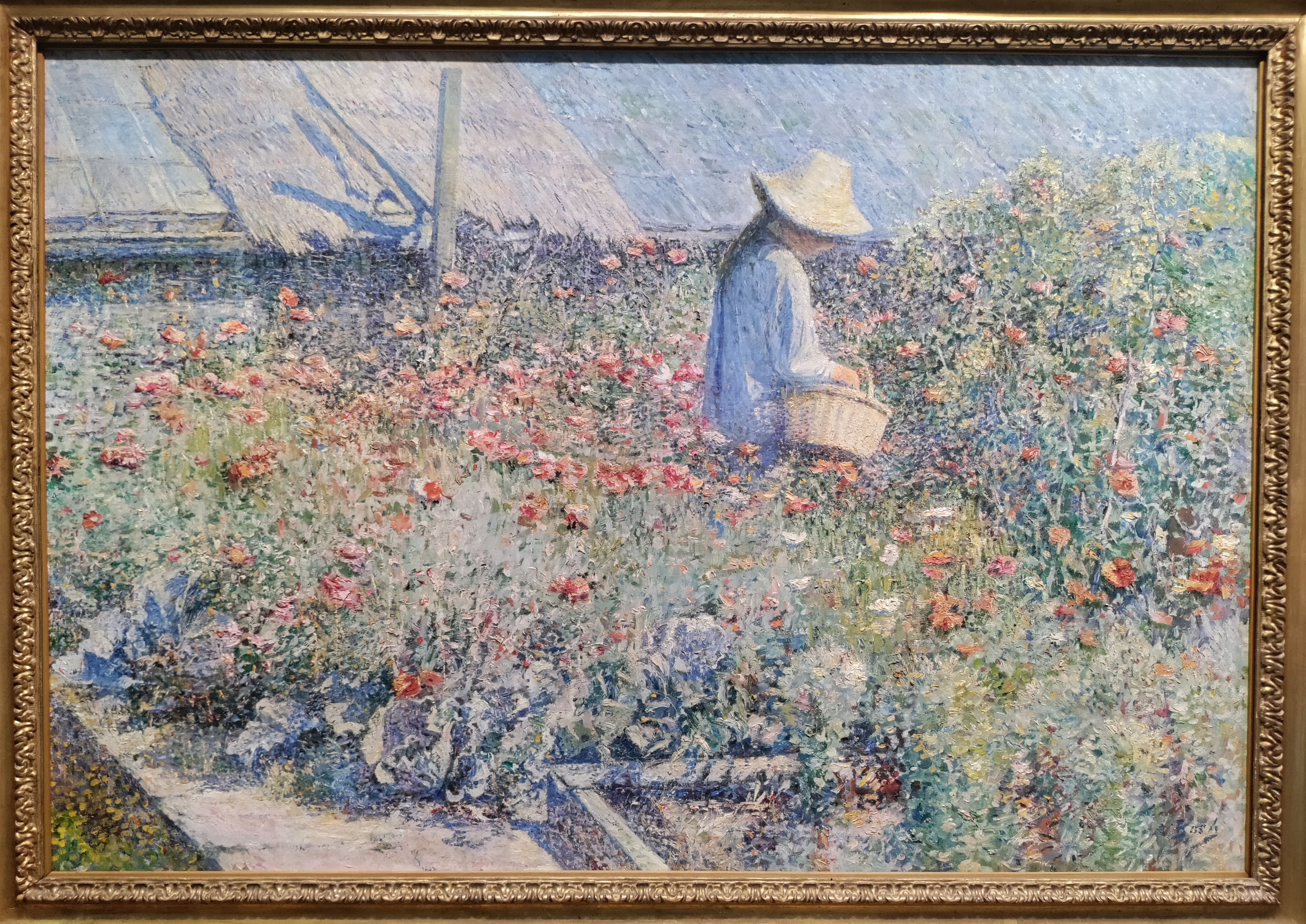 The Gathering painted by Anna Boch in 1890.