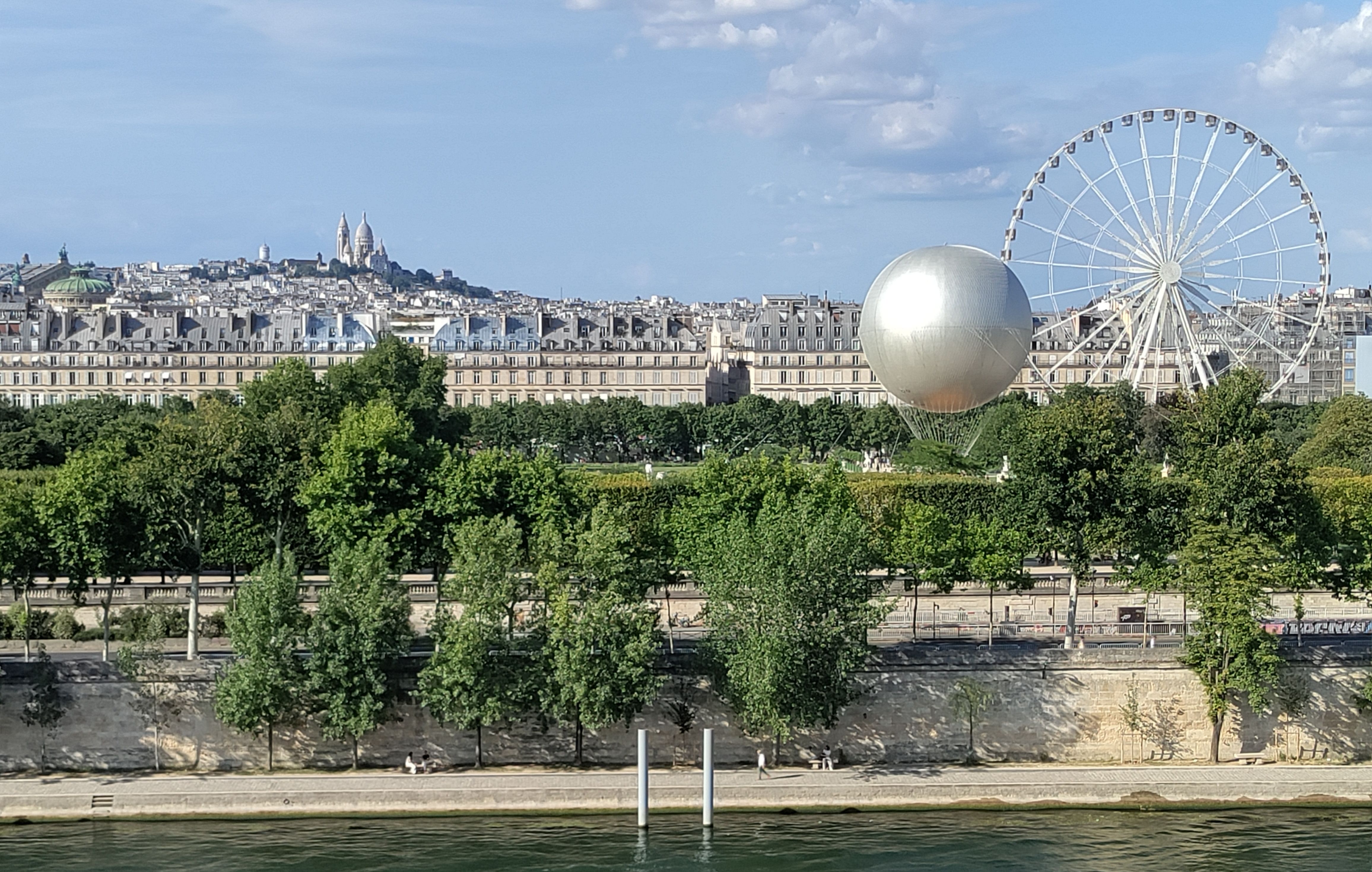 View of Paris from Musee d'Orsay.