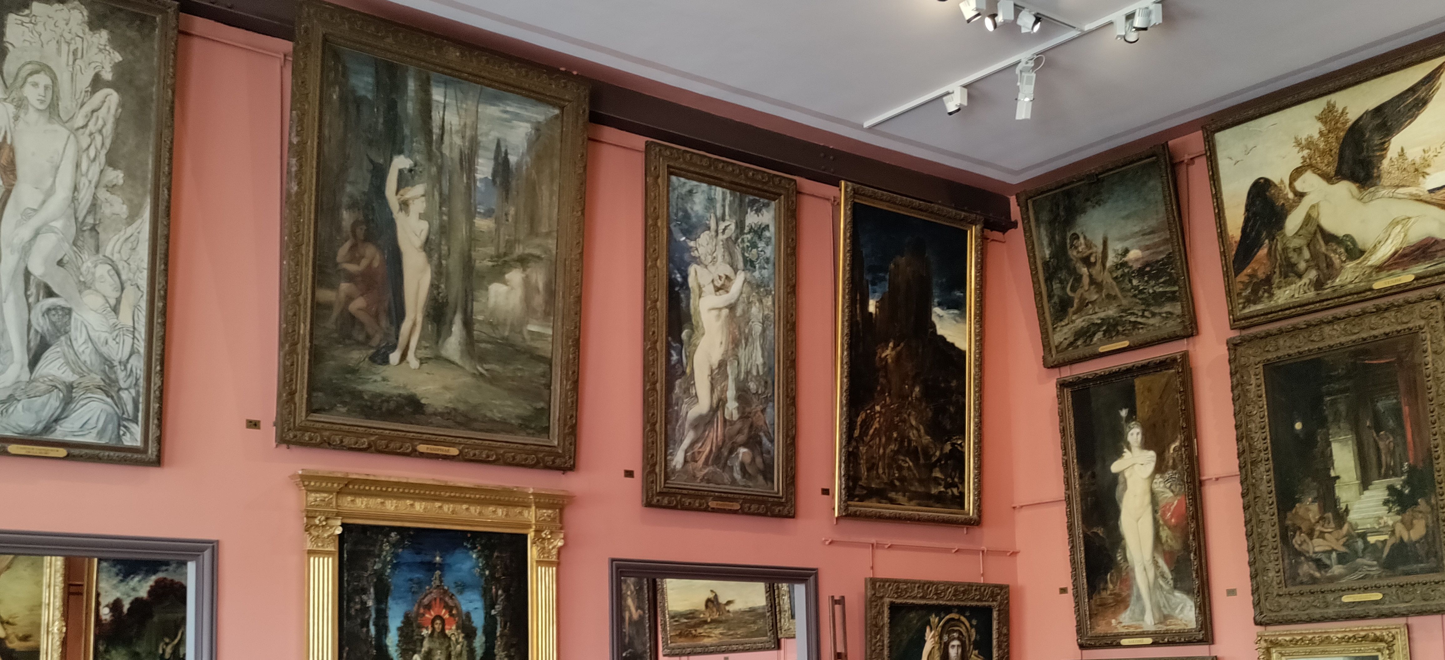 Paintings in the Gustave Moreau museum.