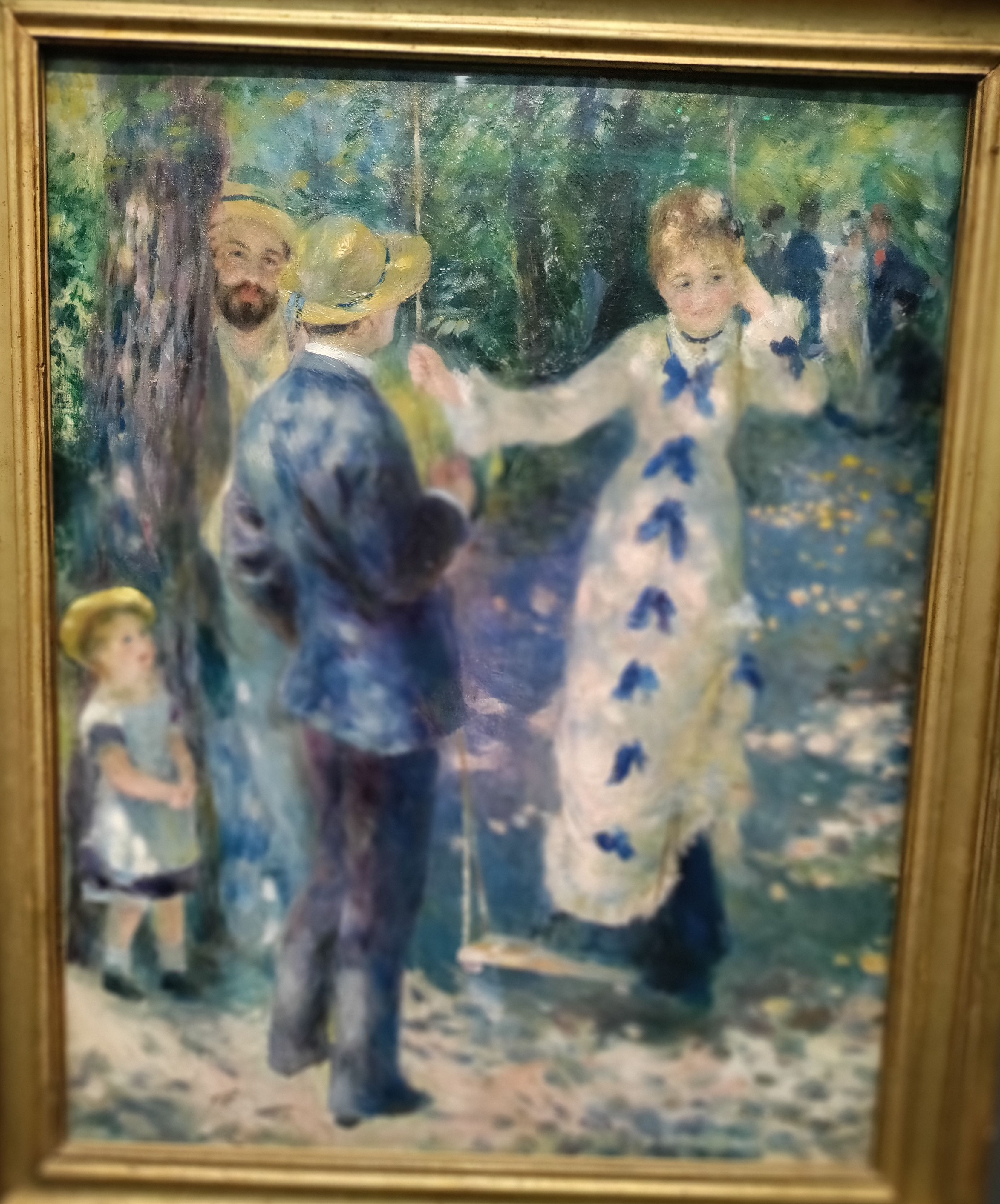 La Balancoire, painted by Pierre-Auguste Renoir.